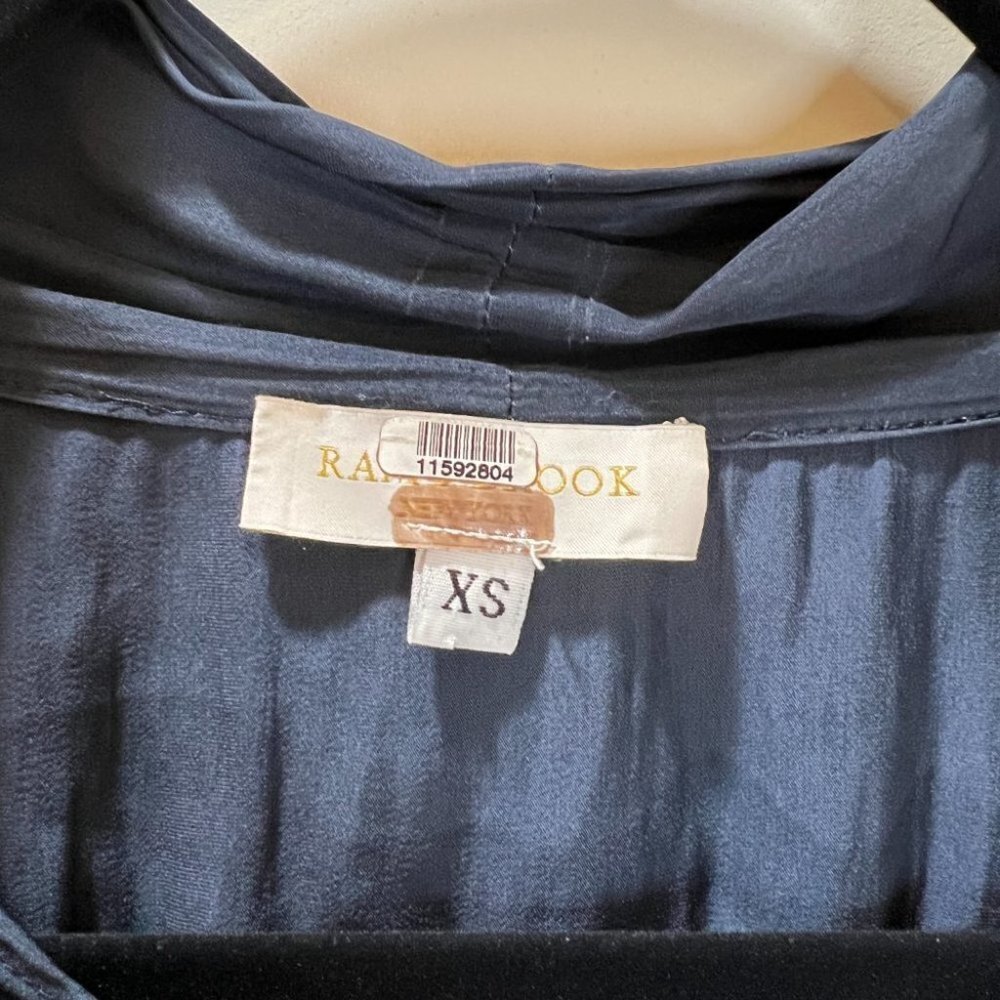 Ramy Brook Navy Winslow Tie Dress $445 - Picture 8 of 10